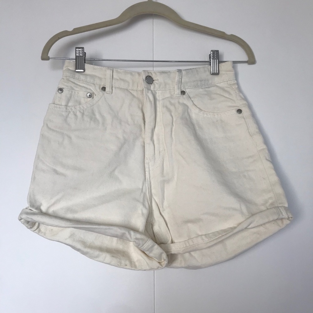 CHEAP MONDAY | HIGH WAISTED DENIM SHORTS